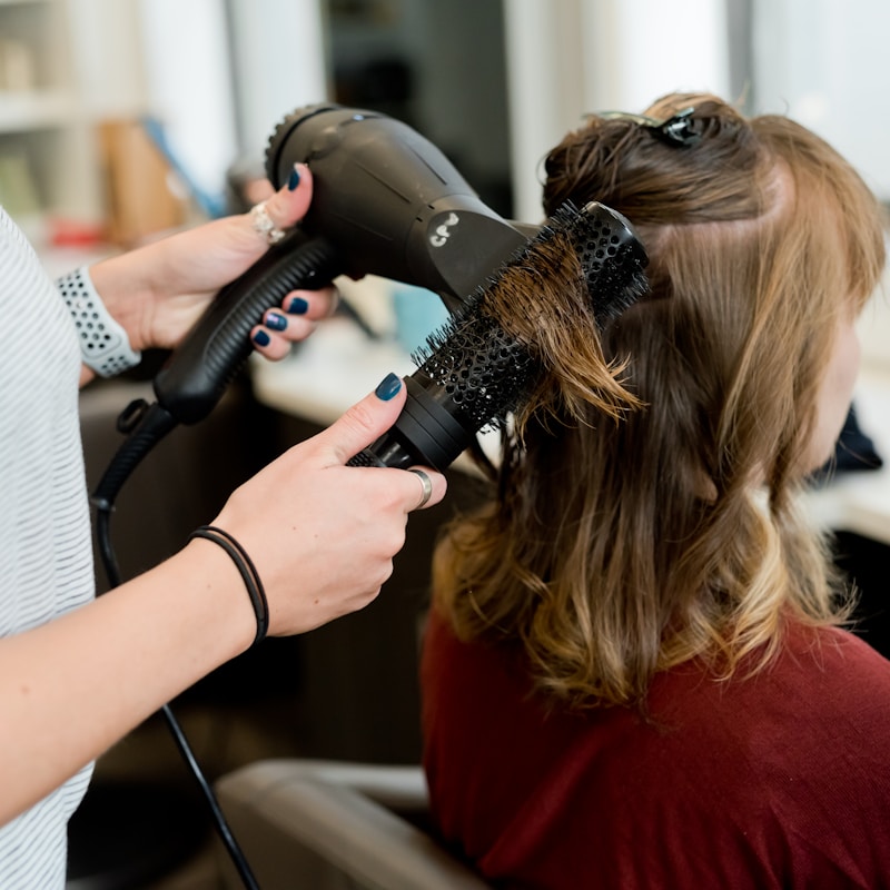 Woman with beautiful hair